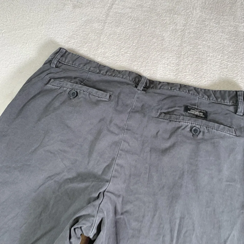 Banana‎ Republic Pants Mens 35x32(35x30) Gray Skinny Fit Chino Stretch Cotton